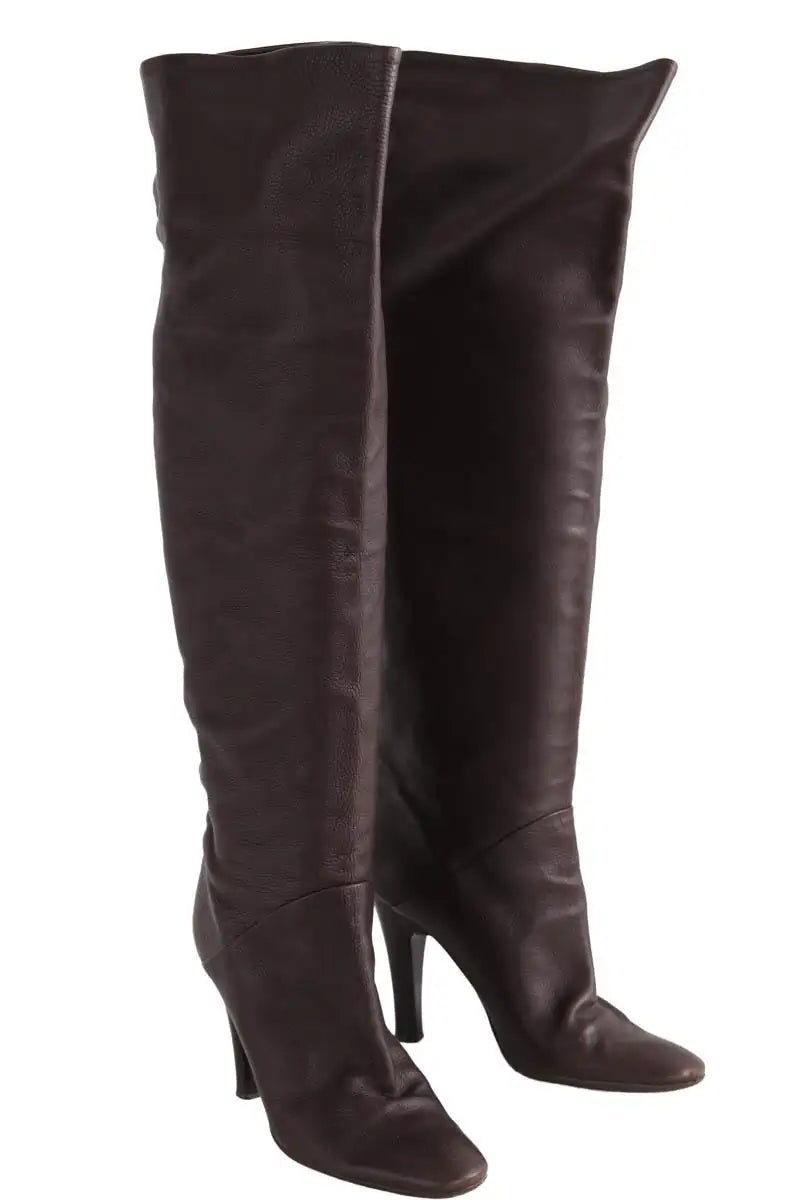 Bottes Giuseppe Zanotti Marron en Cuir