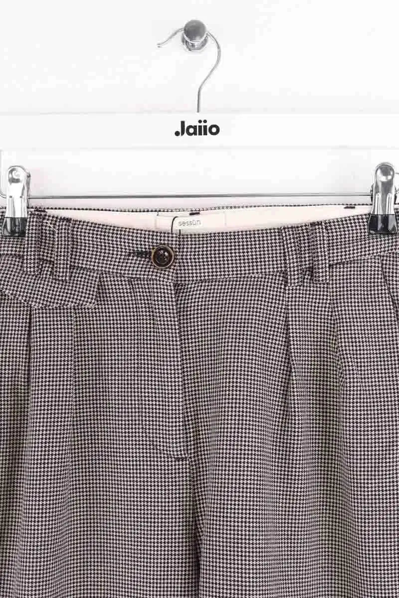 Pantalon Sessun Noir en Coton