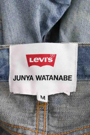 Jean droit Junya Watanabe Bleu en Coton