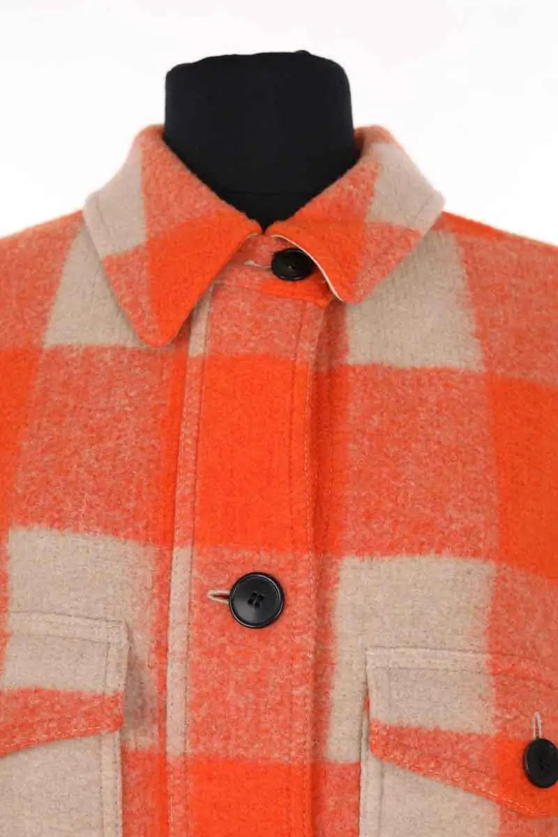 Manteau Isabel Marant Orange en Synthétique