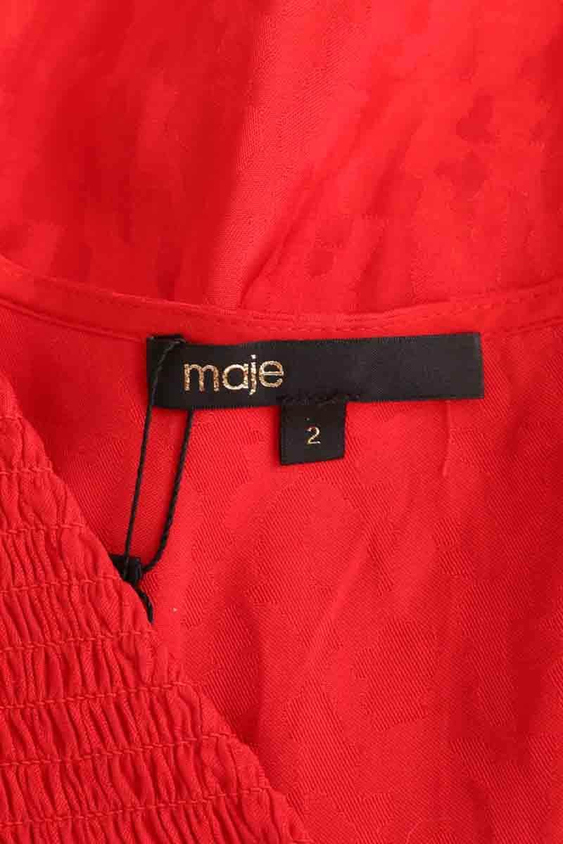 Robe Maje  Rouge