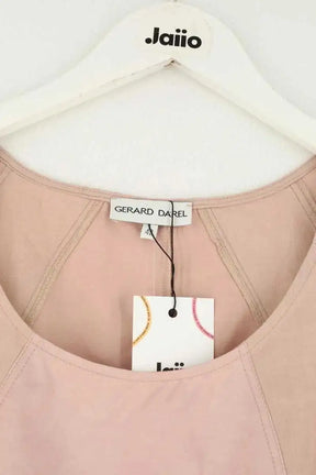 Top sans manche Gerard Darel Rose en Lin