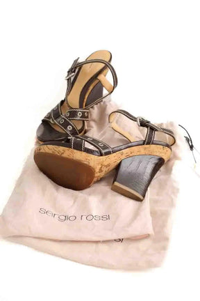 Talons Sergio Rossi  Marron