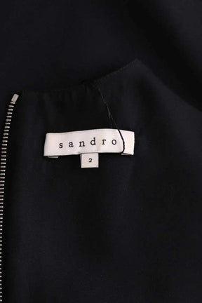 Robe Sandro Noir en Synthétique
