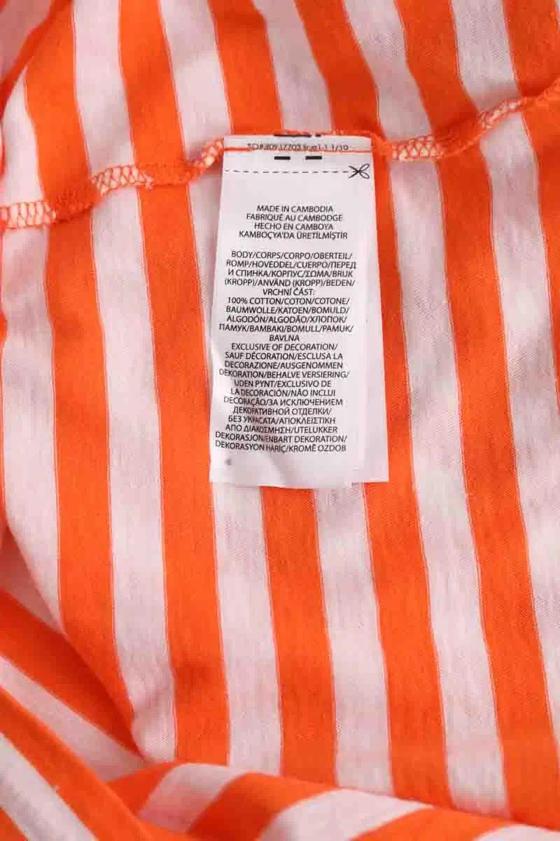 T-shirt Ralph Lauren Orange en Coton
