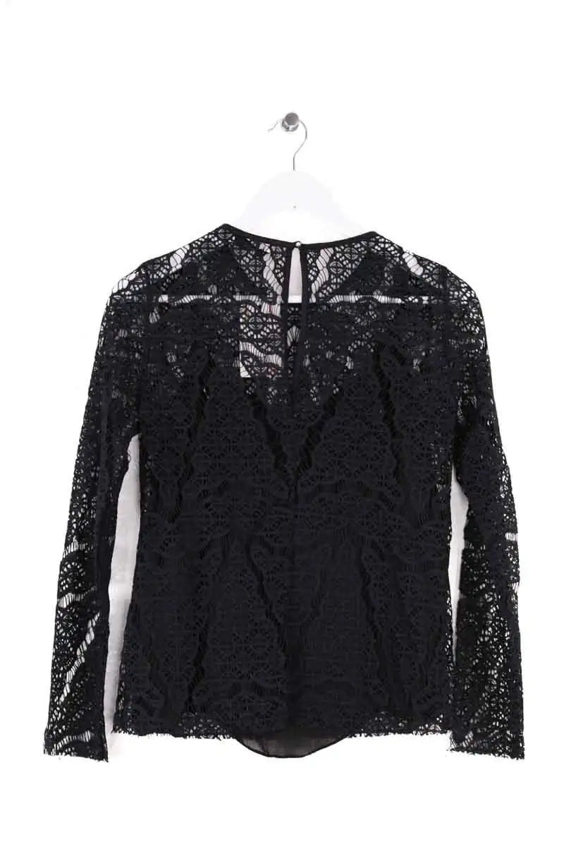 Blouse Sandro Noir en Synthétique