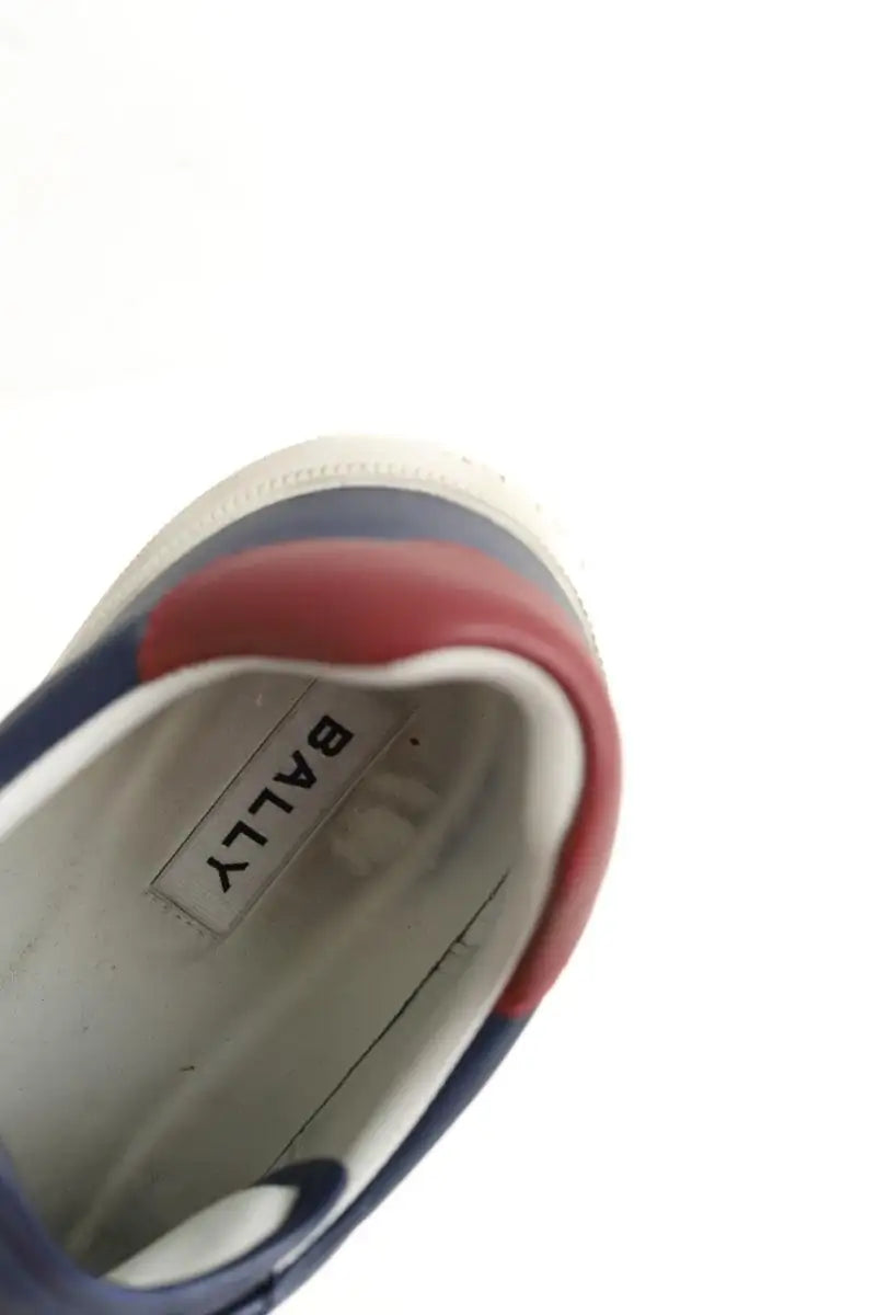 Baskets Bally Bleu en Cuir
