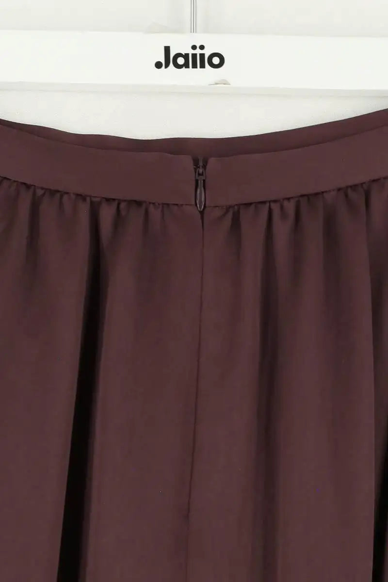 Jupe Tara Jarmon Marron en Synthétique