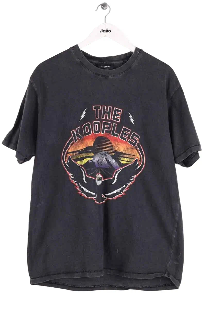 T-shirt The Kooples Noir en Coton, taille L - Seconde Main