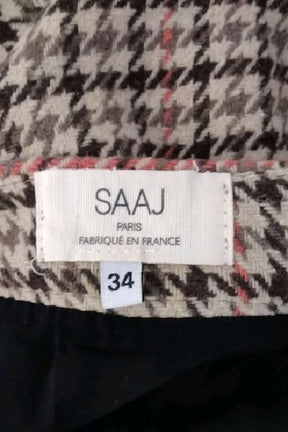 Mini jupe Saaj  Marron