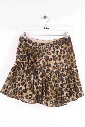Mini jupe Claudie Pierlot Camel en Coton