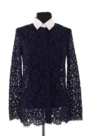 Chemise Sandro Marine en Synthétique, taille S - Seconde Main