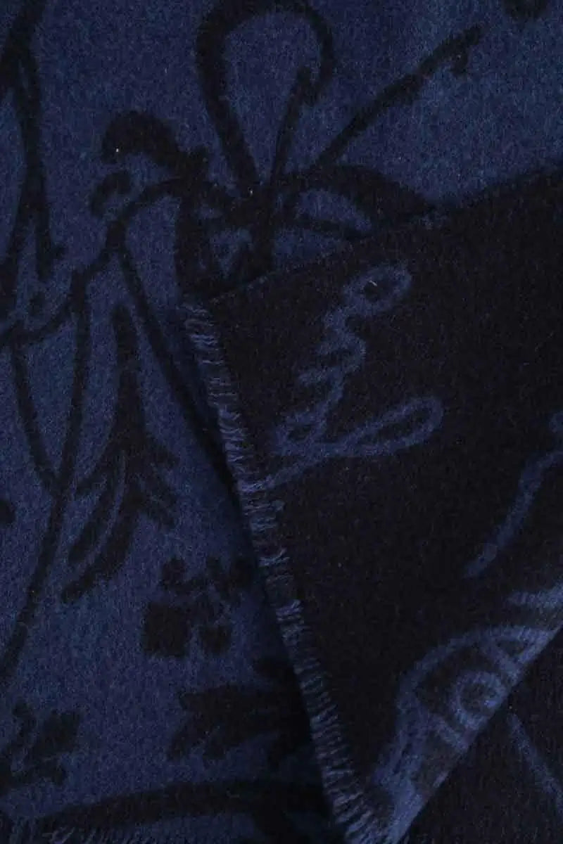 Foulard Berluti Bleu en Laine