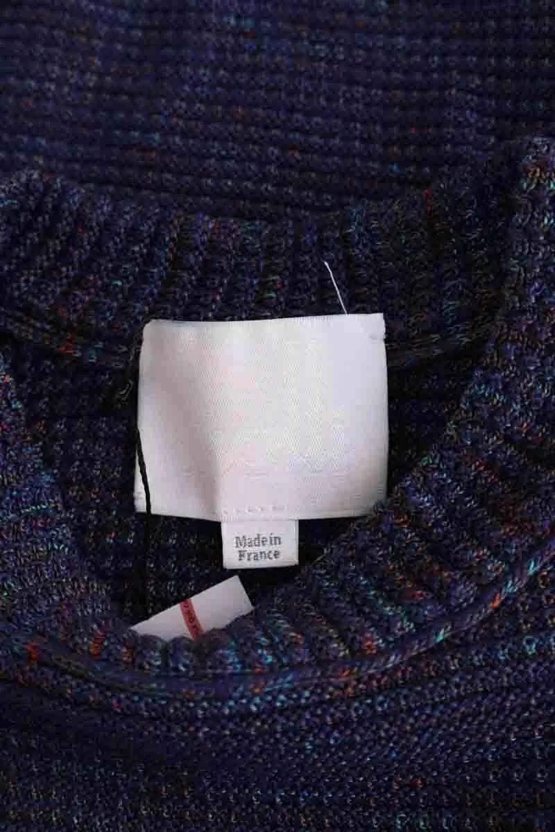 Pull sans manches Molli Marine en Viscose