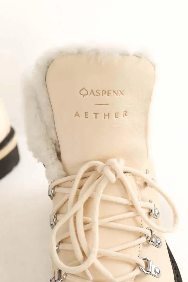 Après-ski Aether Beige en Cuir