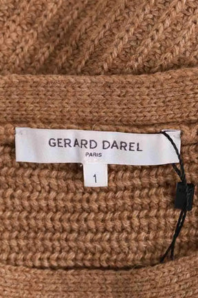 Pull Gerard Darel Camel en Synthétique
