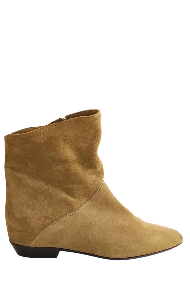 Bottes Isabel Marant Kaki en Cuir, taille 37 - Seconde Main