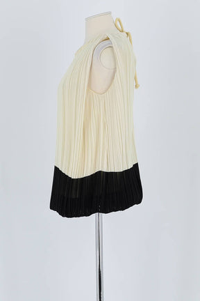 Top sans manche Sonia Rykiel  Beige