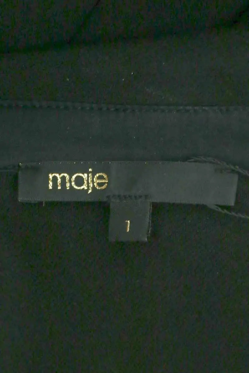 Robe Maje Noir en Synthétique
