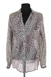 Chemise Ba&Sh Gris en Viscose, taille S - Seconde Main