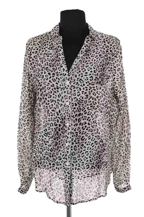 Chemise Ba&Sh Gris en Viscose, taille S - Seconde Main