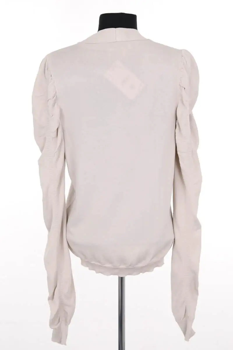Cardigan Nude Beige en Viscose