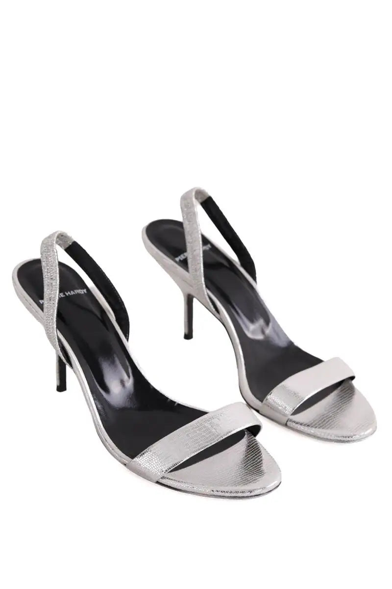 Talons Pierre Hardy Argent en Cuir