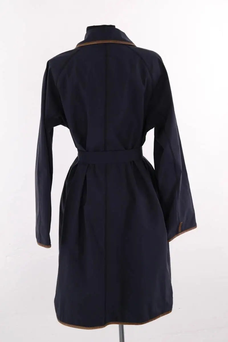 Parka Prada Bleu en Synthétique