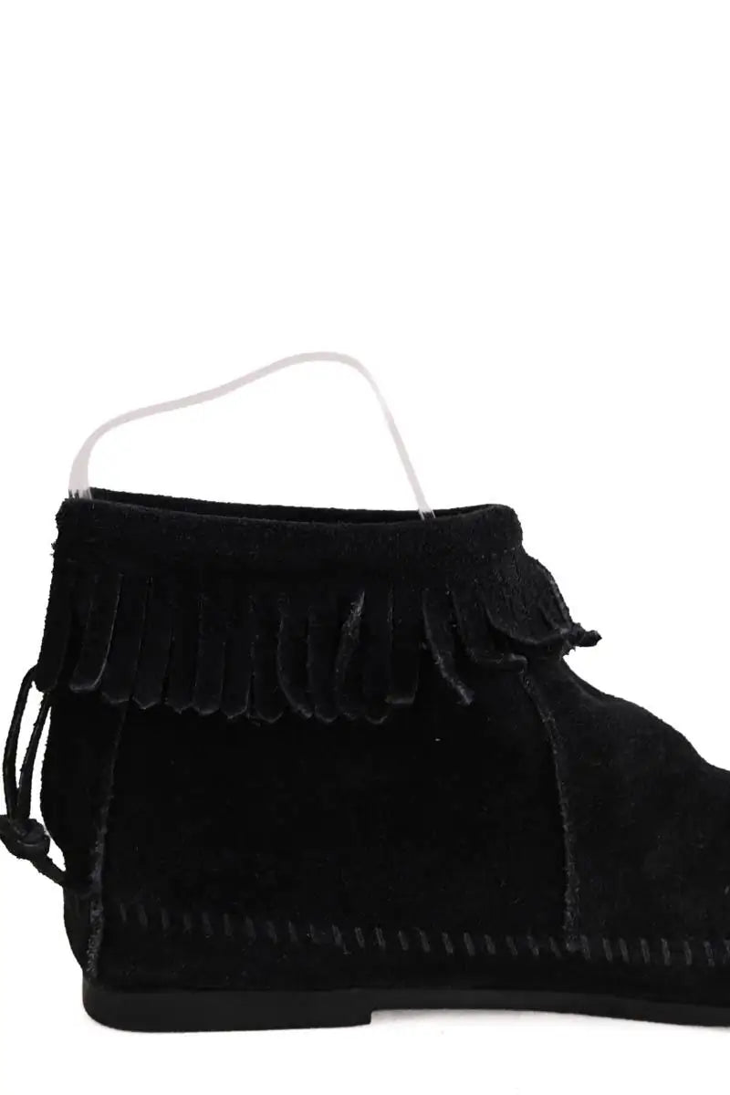 Boots Minnetonka Noir en Daim