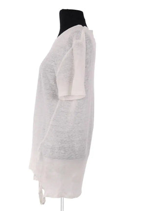 Top Iro Blanc en Lin