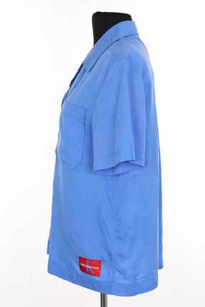 Chemise Calvin Klein Bleu en Synthétique