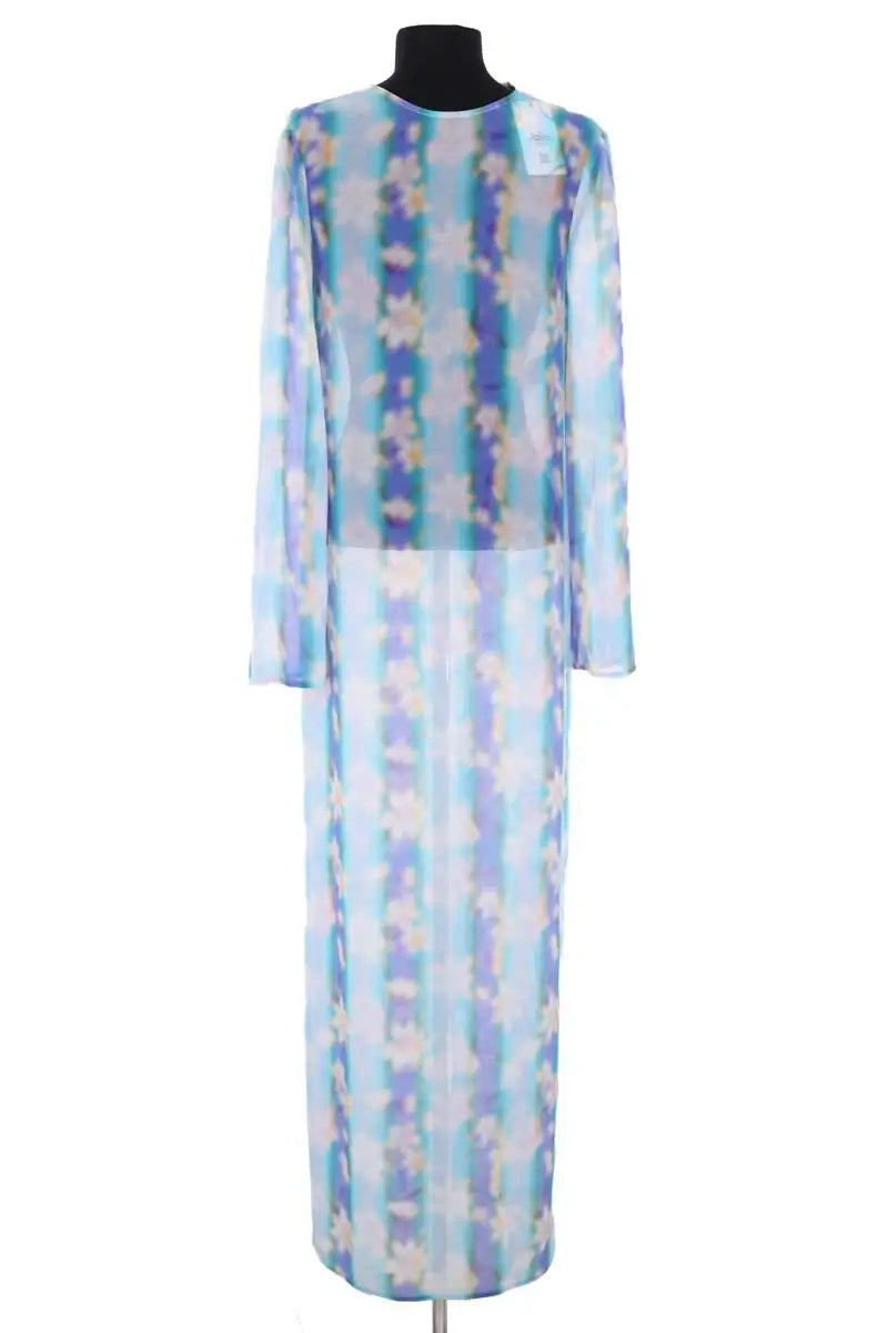 Robe plage Nina Ricci Bleu en Synthétique