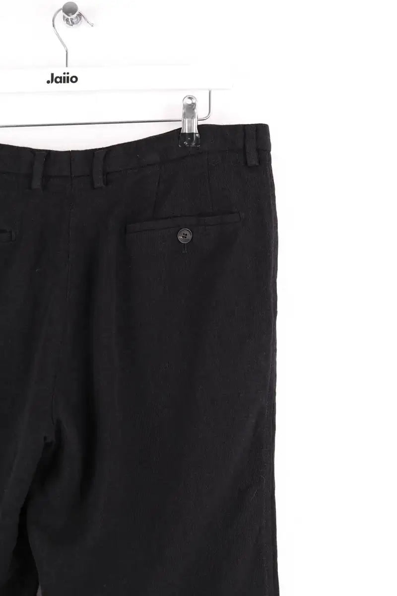 Pantalon droit Hugo Boss Noir en Laine