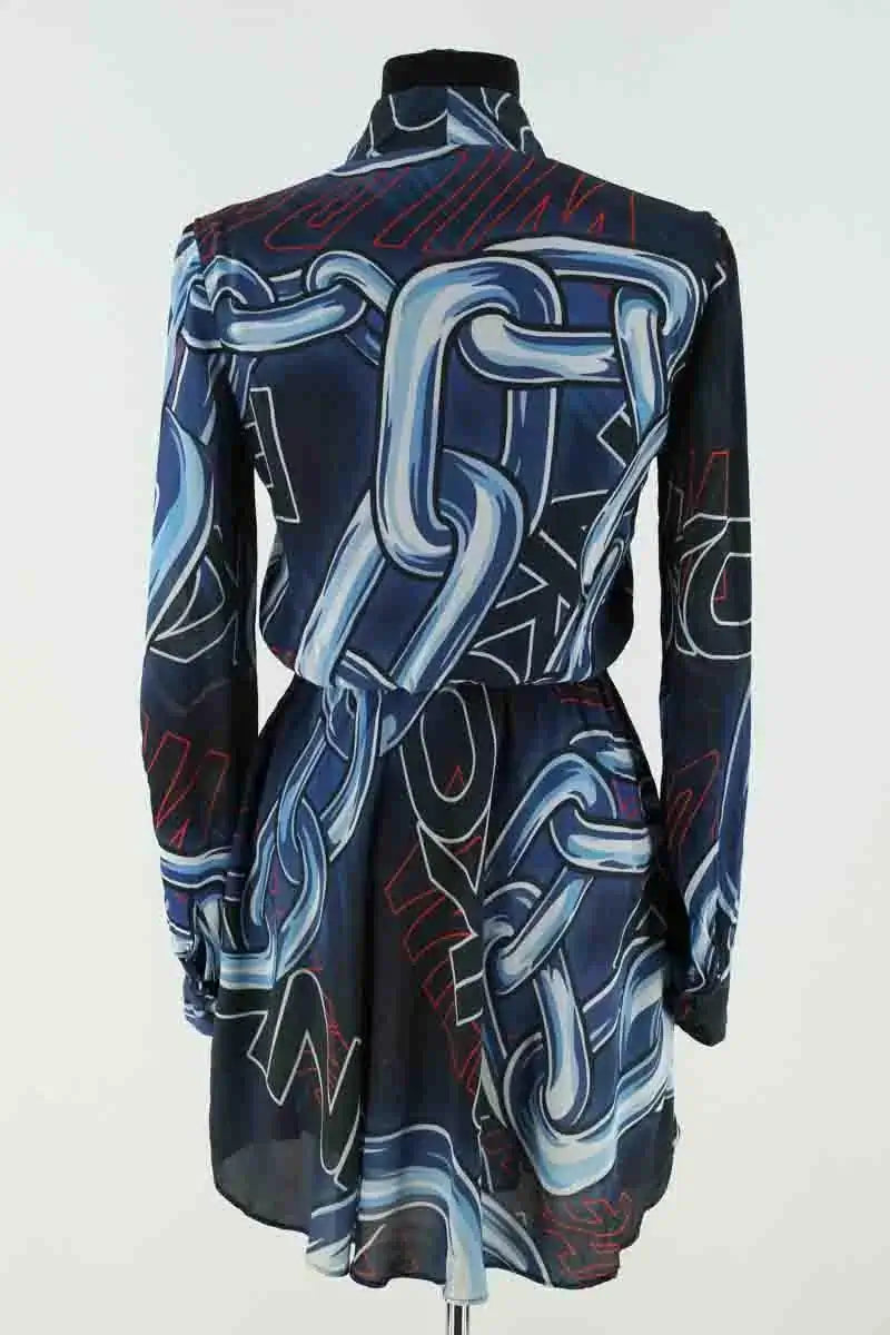 Robe Pinko Bleu en Viscose