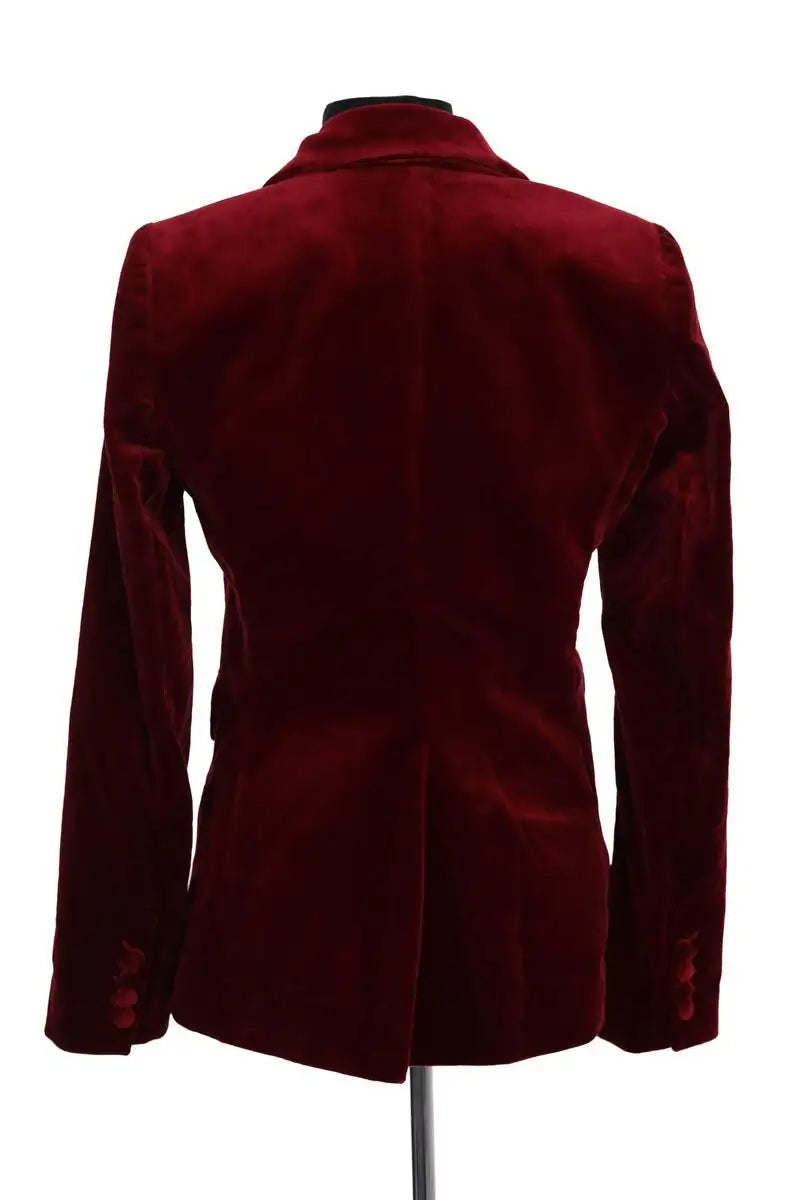 Blazer Tara Jarmon Bordeaux en Velours