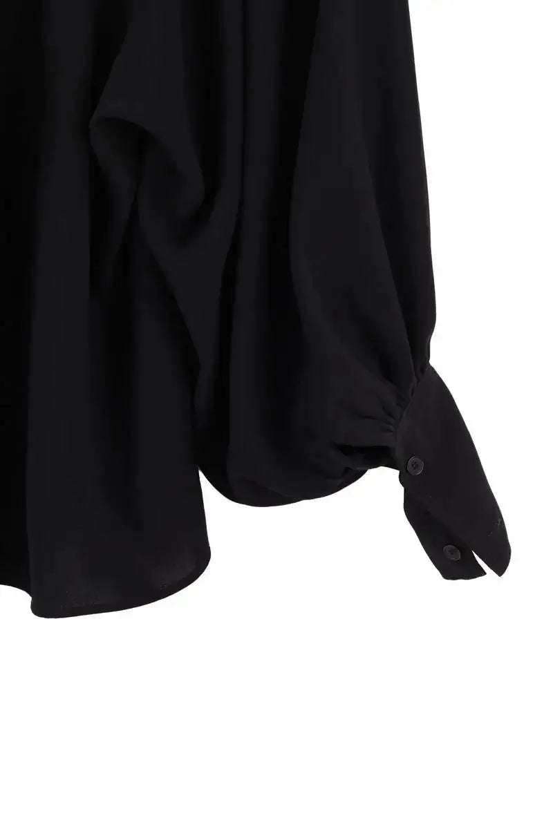 Blouse Laurence Bras Noir en Synthétique