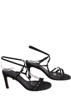Talons Free Lance Noir en Daim