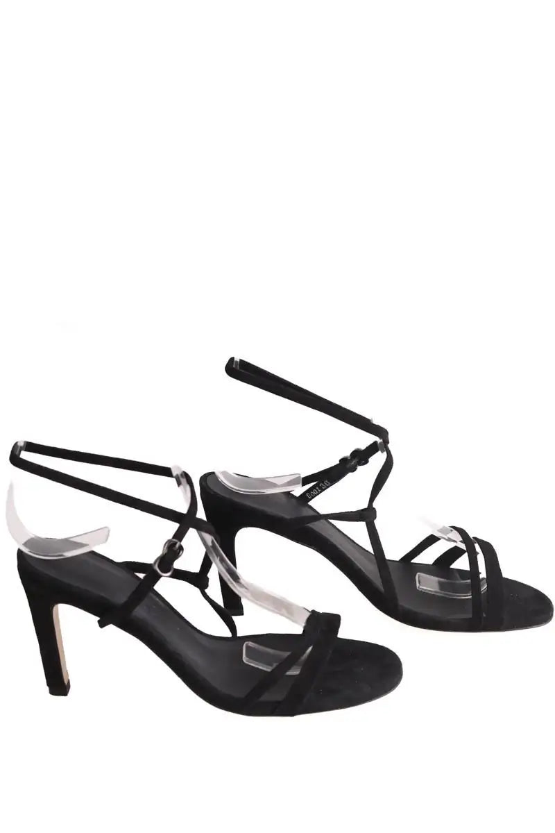 Talons Free Lance Noir en Daim