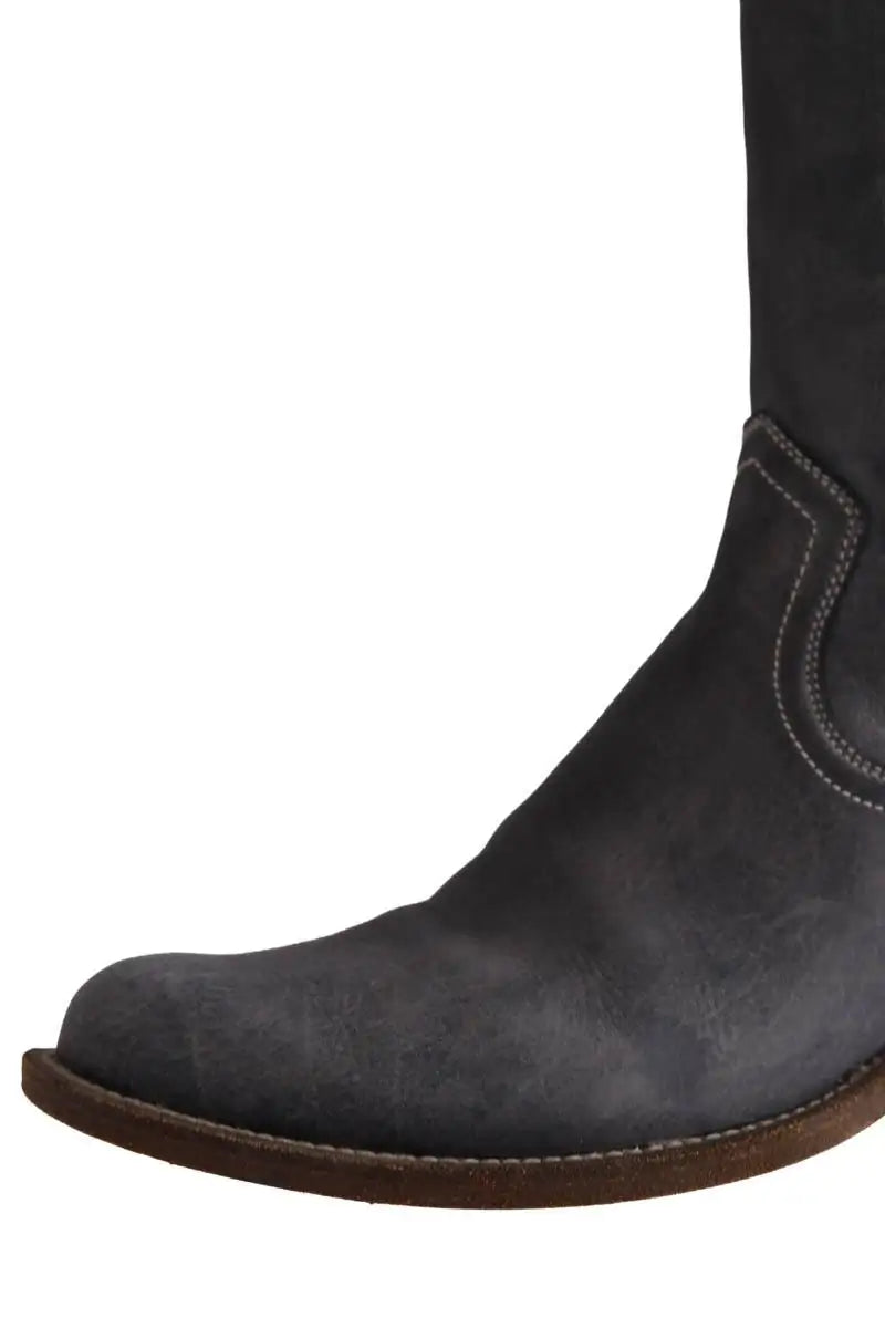 Bottes Boss Gris en Cuir