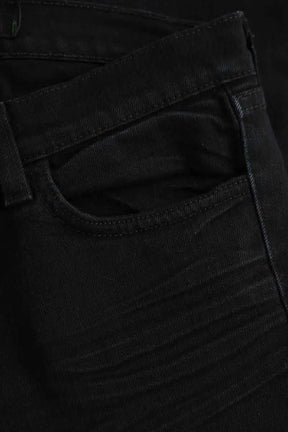 Jean droit J Brand Noir en Coton