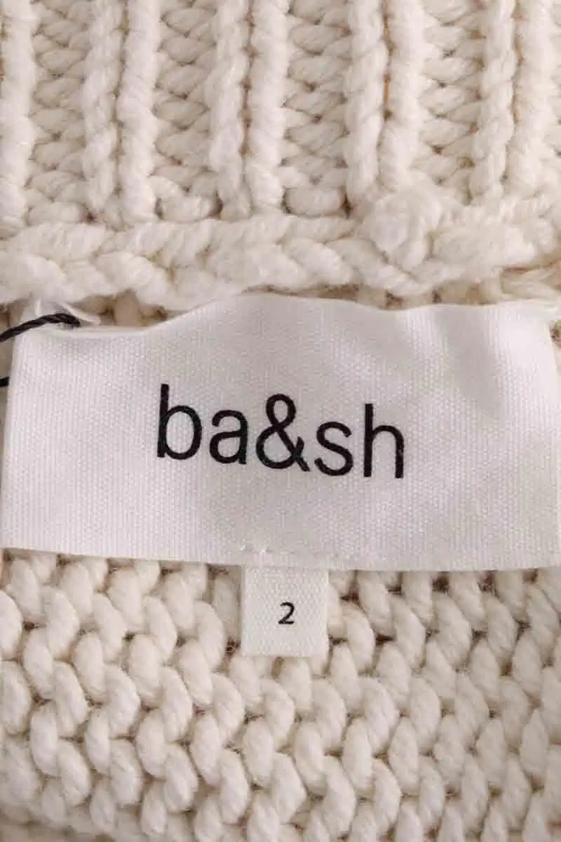 Cardigan Ba&Sh Blanc en Coton