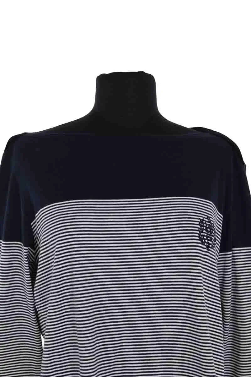 Top Lanvin Bleu en Coton