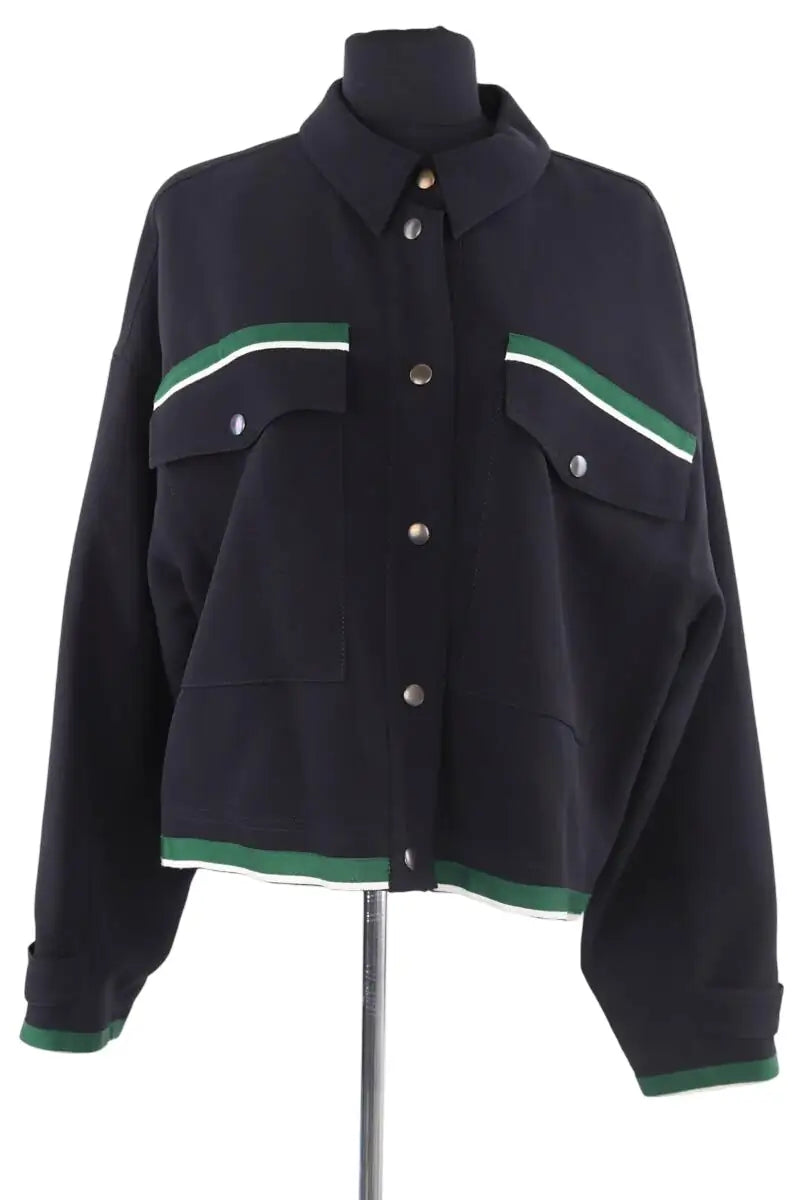 Blouson Essentiel Antwerp Noir en Viscose, taille XL - Seconde Main