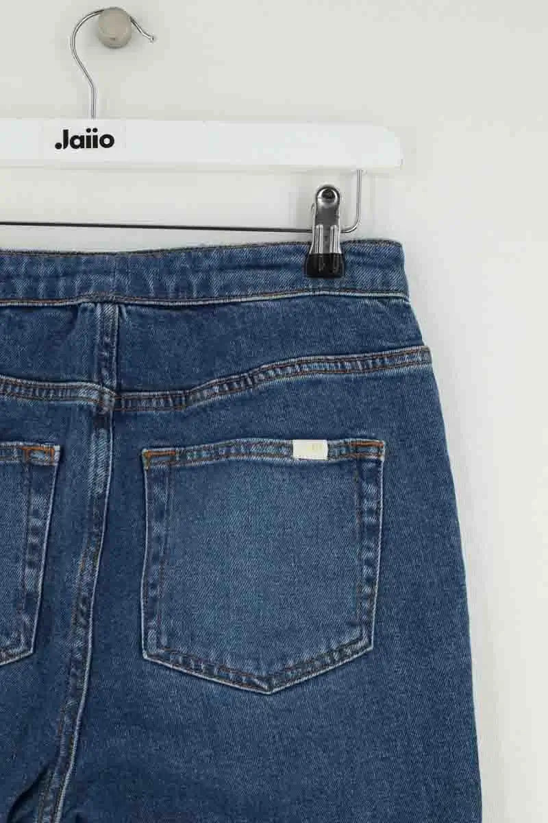 Jean droit Maje Bleu en Coton