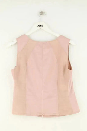 Top sans manche Gerard Darel Rose en Lin