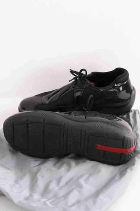 Baskets Prada america's cup Noir en Cuir