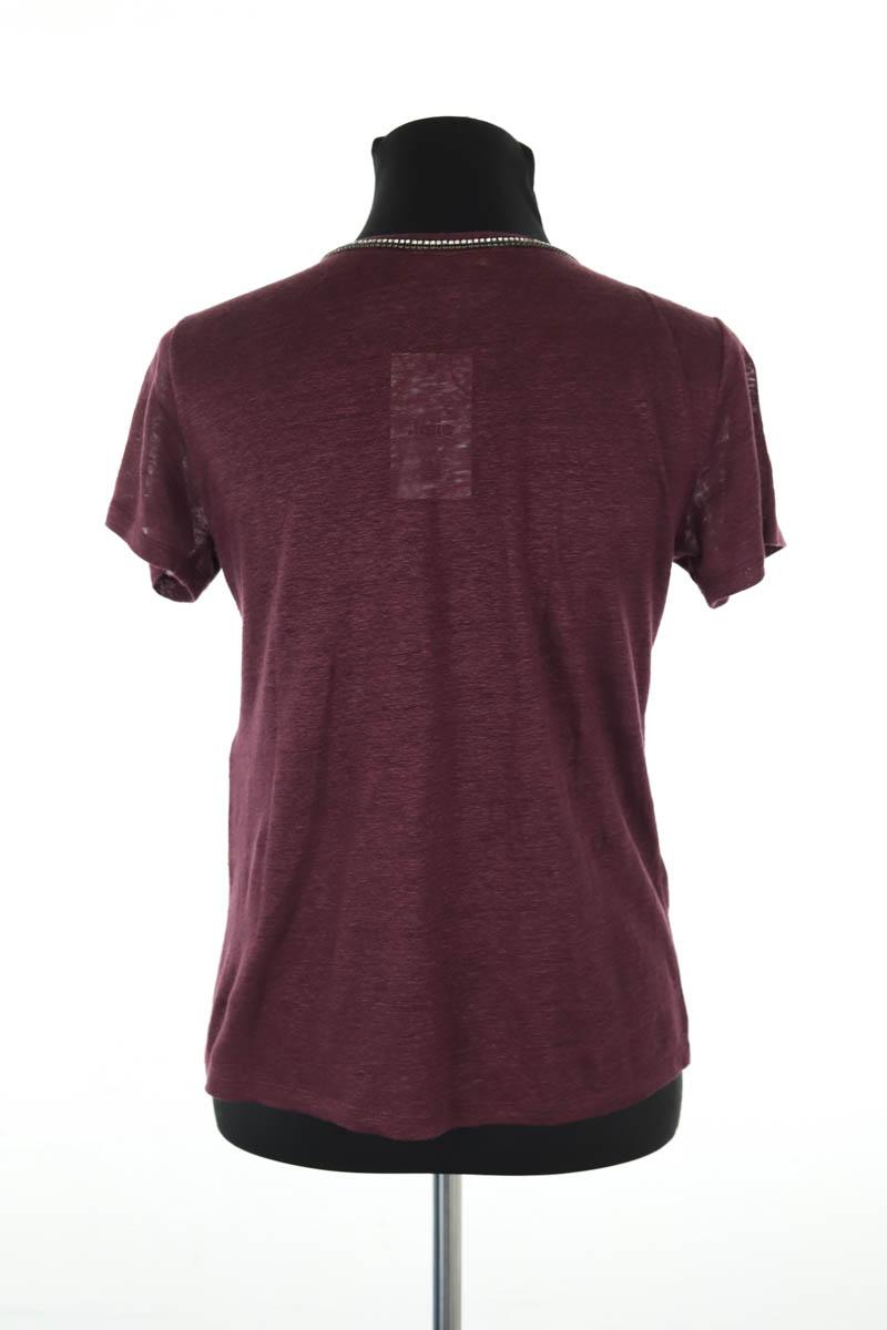 T-shirts Maje  Bordeaux