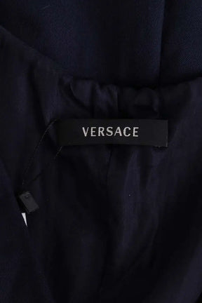 Robe Versace Bleu en Synthétique
