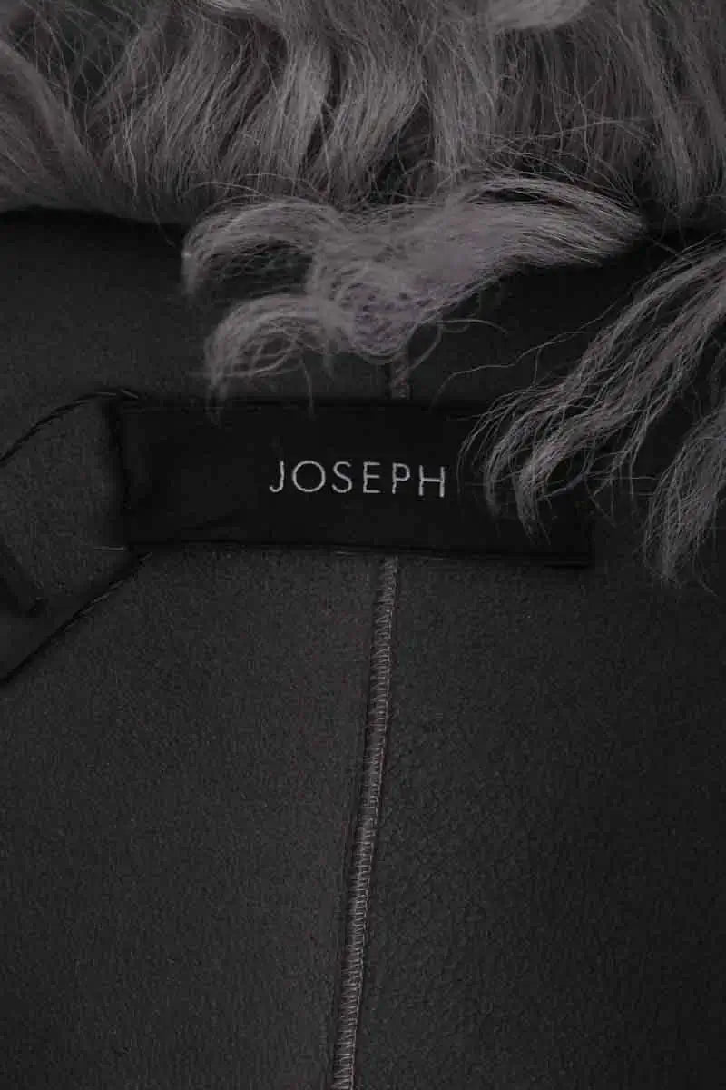Veste Joseph Gris en Cuir