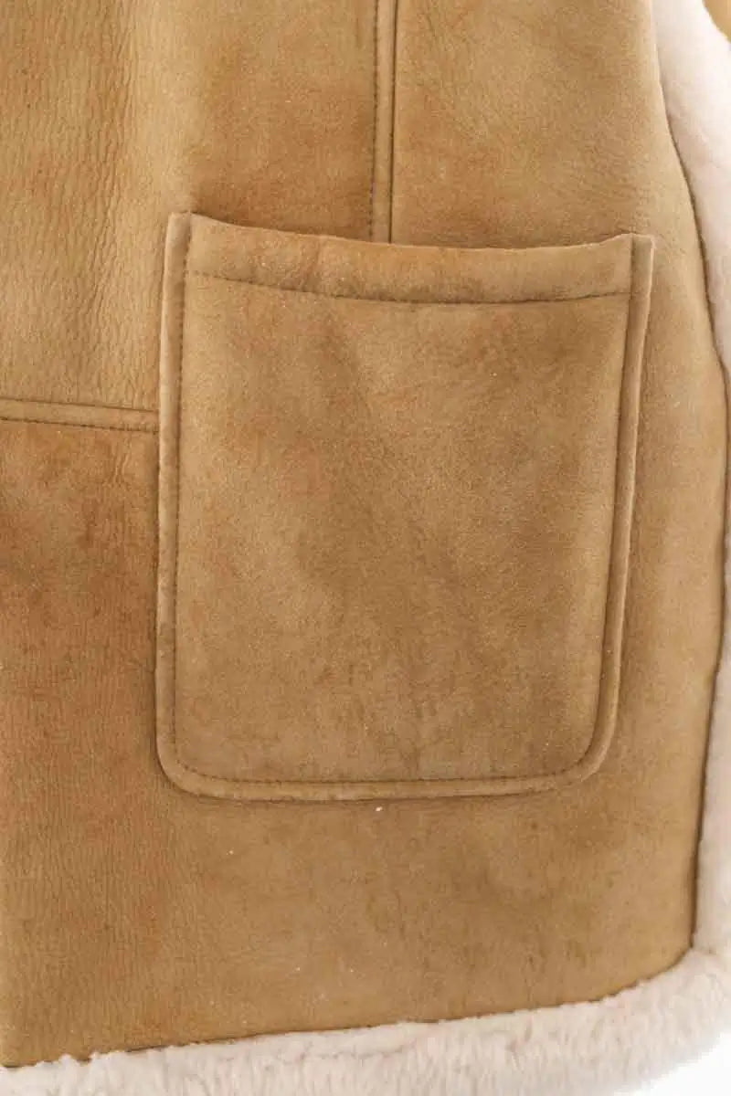 Veste Sandro Beige en Cuir